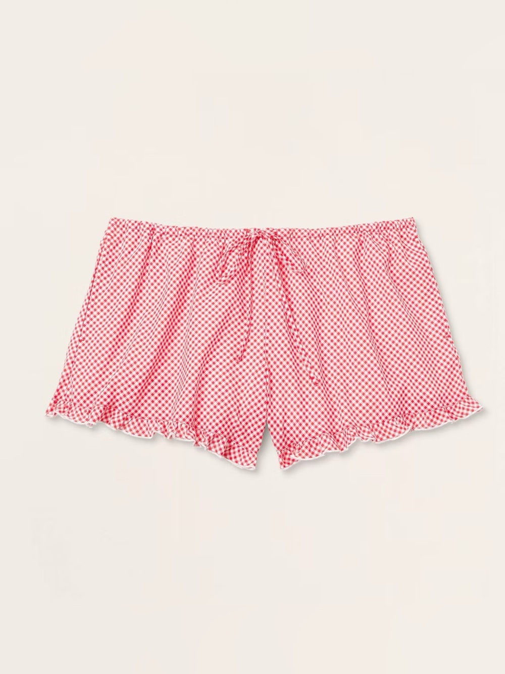 NWT Parke X Target red gingham ruffle shorts. Size M. **SOLD OUT online** - Picture 1 of 8